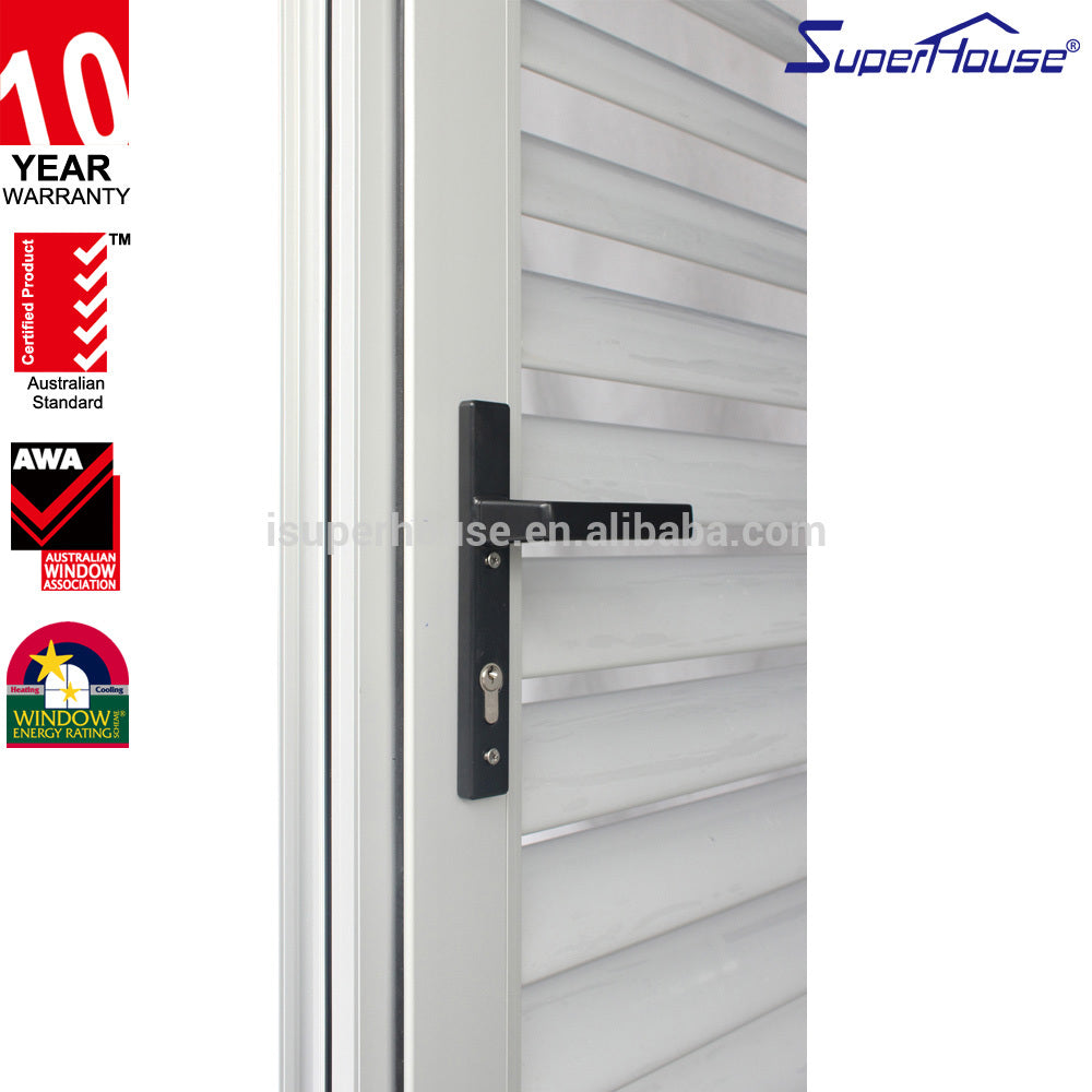 Suerhouse Economical exterior aluminium louver swing out door