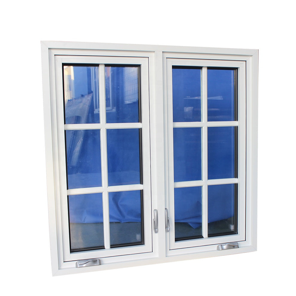 Superhouse American hand crank aluminum casement window with colonial grille