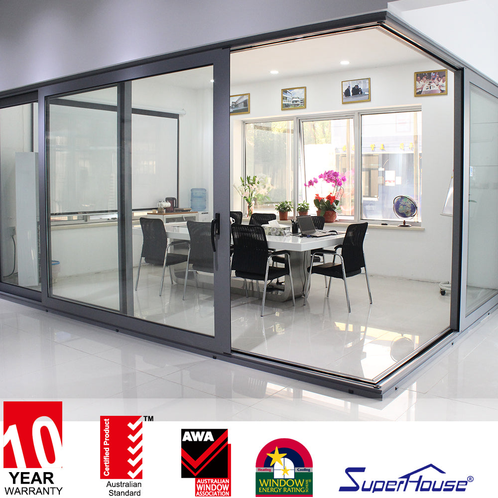 Suerhouse China supplier acrylic sliding door panel sliding cubicle door channel with AS2047