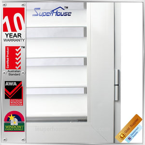 Suerhouse Special Aluminium exterior aluminium vented loure door with Chinese Best workmanship