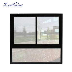 Superhouse Dwelling house use sliding glass window with mosquito net