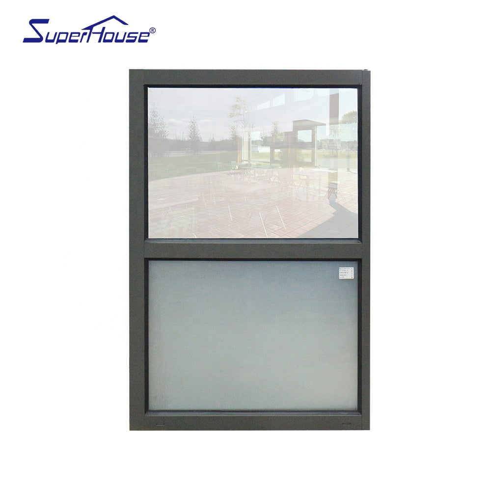 Superhouse Hurricane proof NOA standard Shanghai Factory Price aluminum fixed glass window