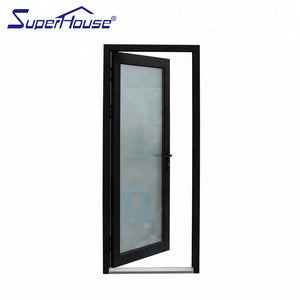 Suerhouse Superhouse double glass aluminium soundproof used exterior french doors for sale