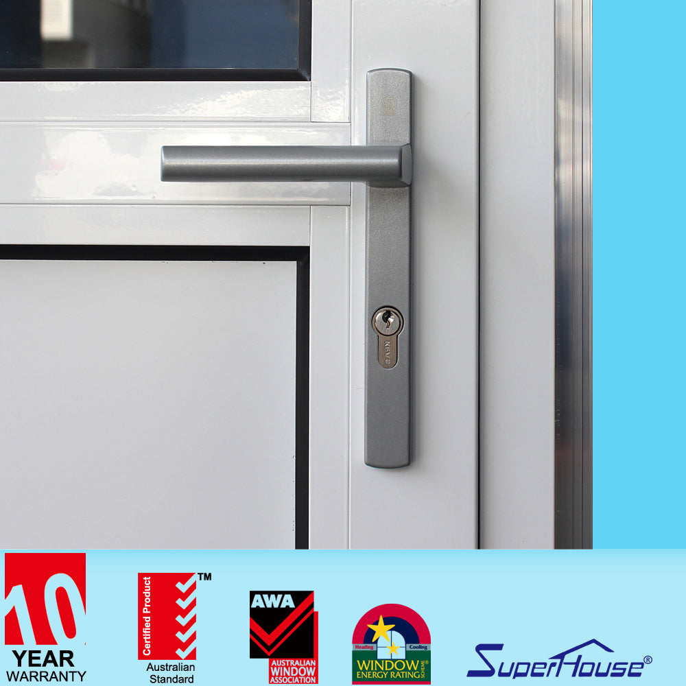Suerhouse American standard aluminium exterior hinged door with opening window