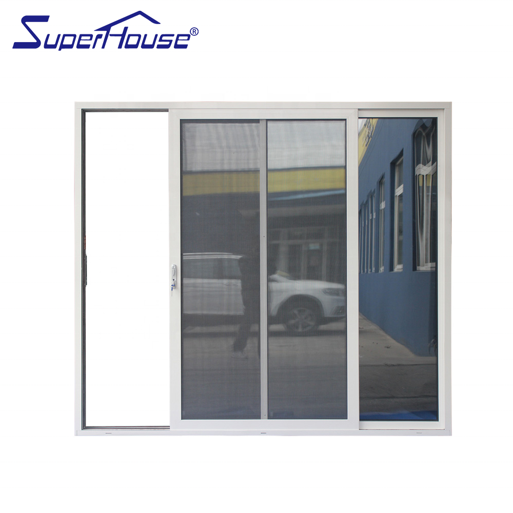 Superhouse Apartment use sliding glass doors with double glass