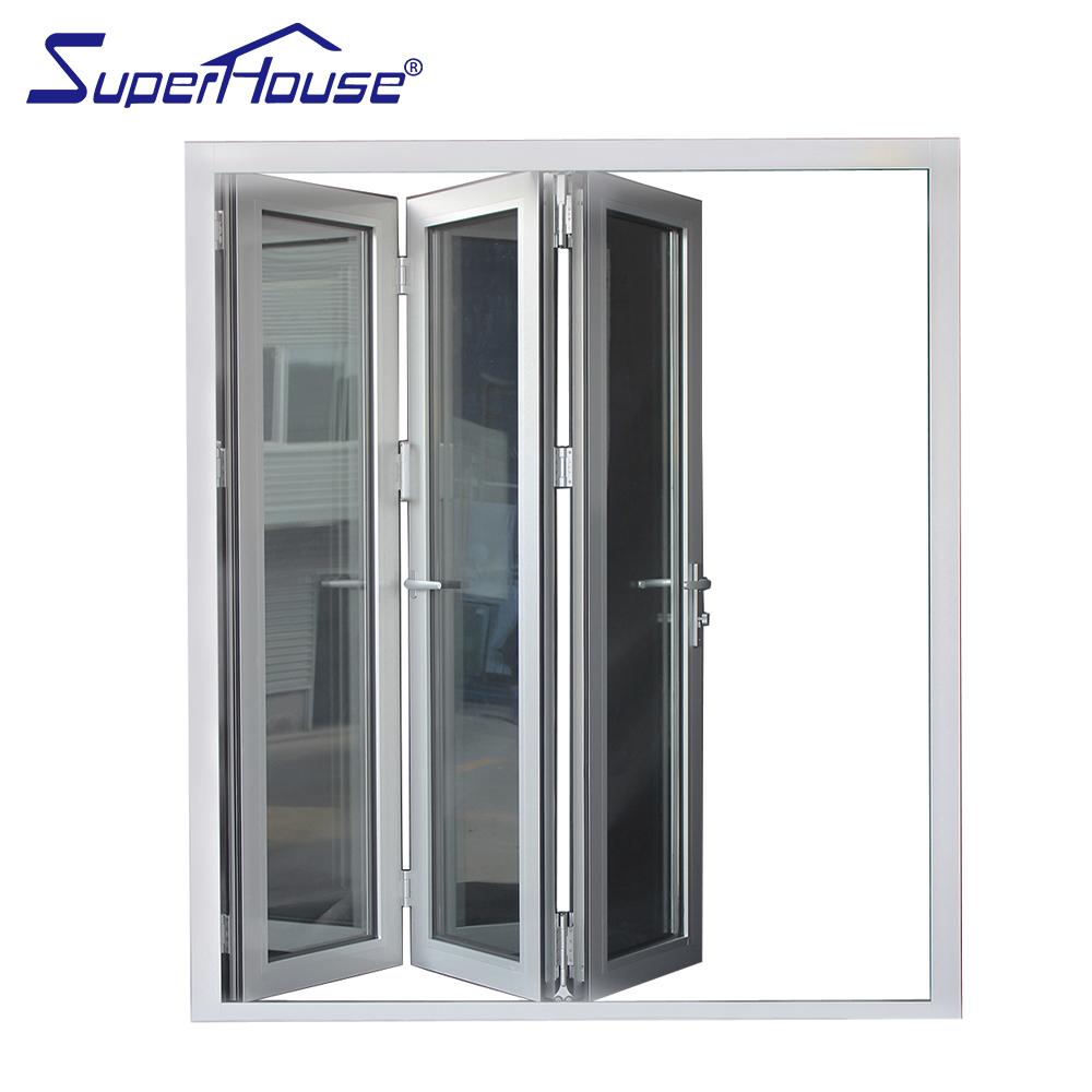 Suerhouse china iron folding door aluminium folding door for toilet