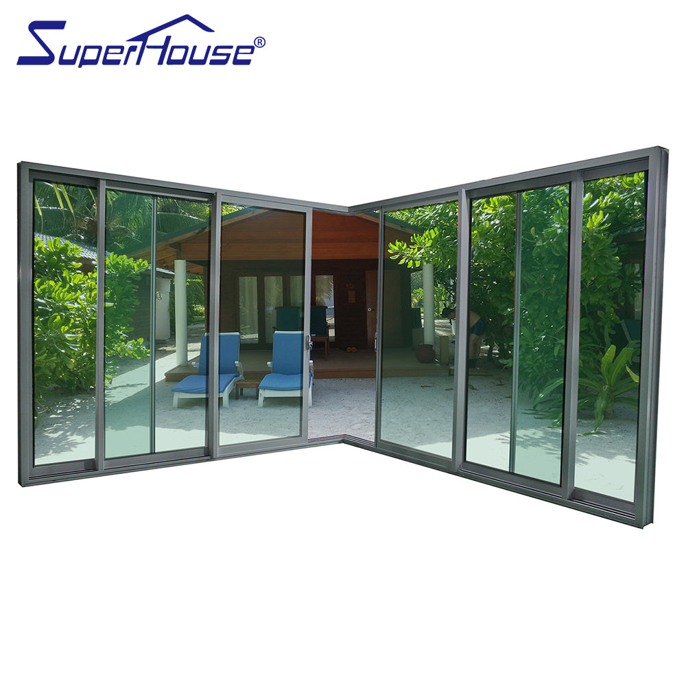 Suerhouse Australia standard as2047 & CAS Standard cheap sliding doors and windows with Doric hardware