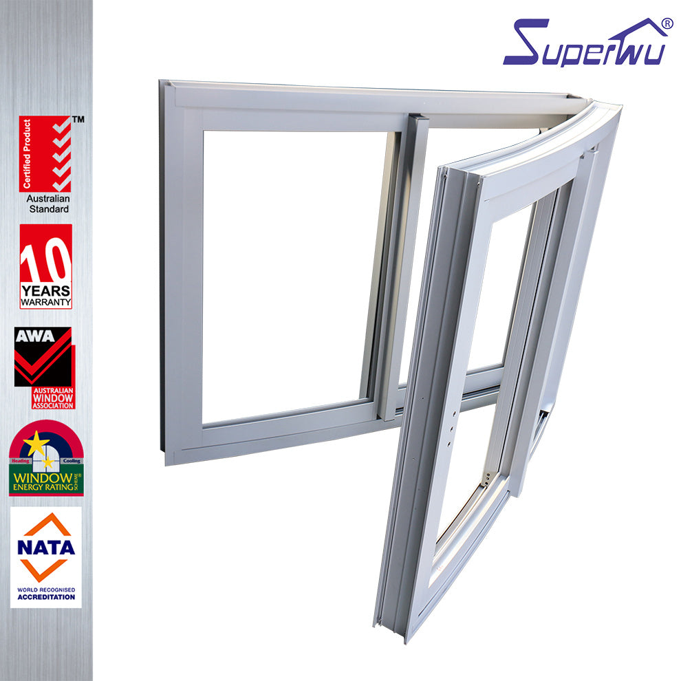 Superwu Aluminium alloy fire rated sliding windows for residential