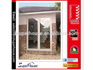 Superhouse New modern design double glazing toughened glazing shop doors