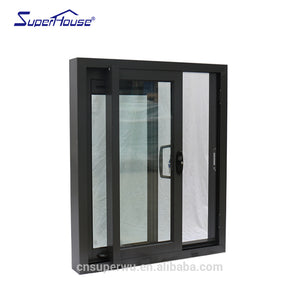 Superwu AS2047 NFRC DADE sliding aluminum glass window