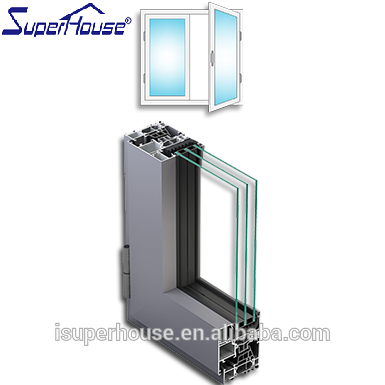 Superhouse shanghai Superhouse NFRC AS2047 Standard Aluminium glass Casement Window Free Sample angle