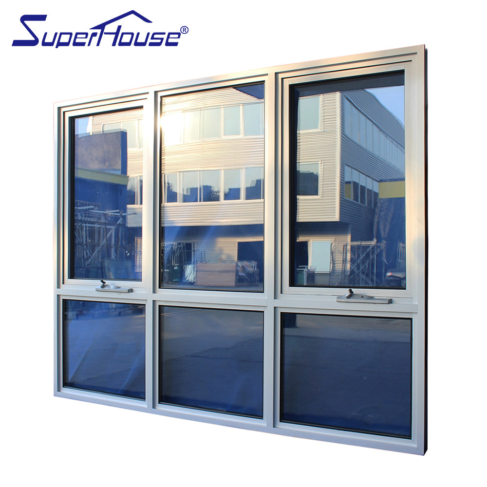 Superhouse blue tint energy rating aluminum awning window