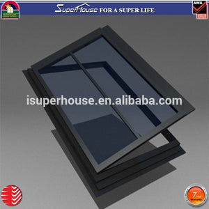 Superhouse China sound insulation aluminium roof swing window for villa