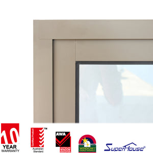 Superhouse high quality customized color aluminum tempered glass sliding window