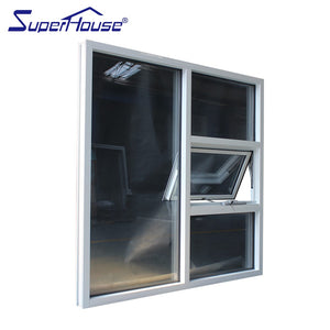 Superhouse Window wall reflective euro grey glass Privacy awning tilt window