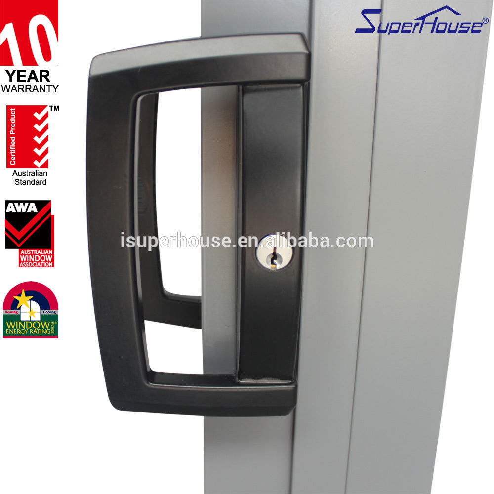 Suerhouse Australia AS2047 standard commercial system double glass aluminum sliding door malaysia price