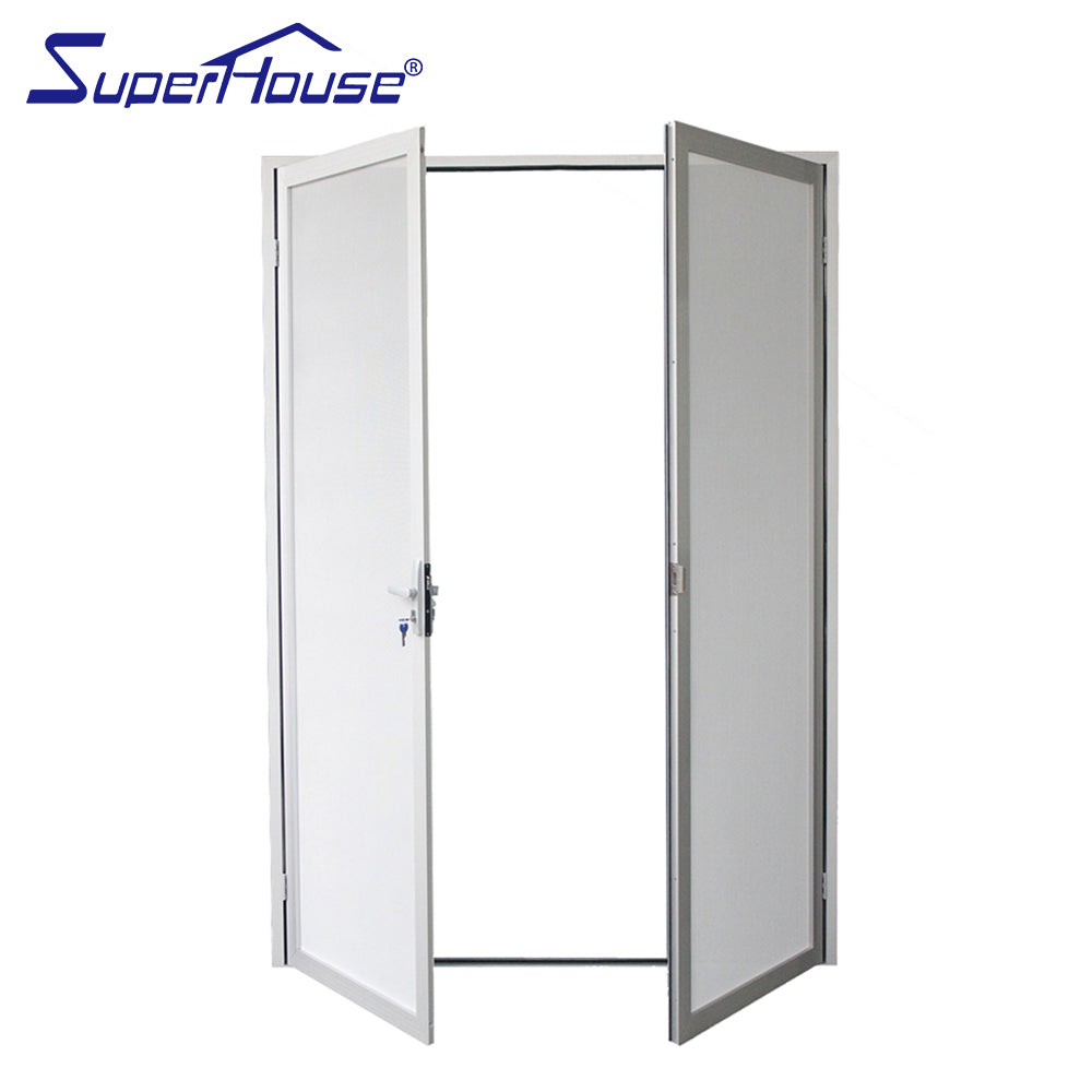 Suerhouse Cheap double leaf fiber glass aluminium doors and windows dubai