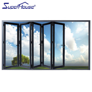 Superhouse Superhouse hot sale tempered glass folding door