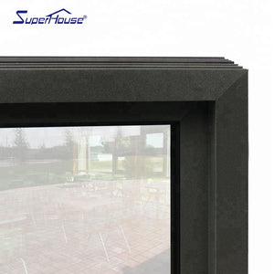 Superhouse US standard dtrong quality bullet proof detection aluminum fixed window with laminated glass