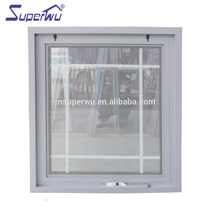 Superhouse Australia commercial system 100mm thickness aluminum frame chain winder awning window with AS2047 standard