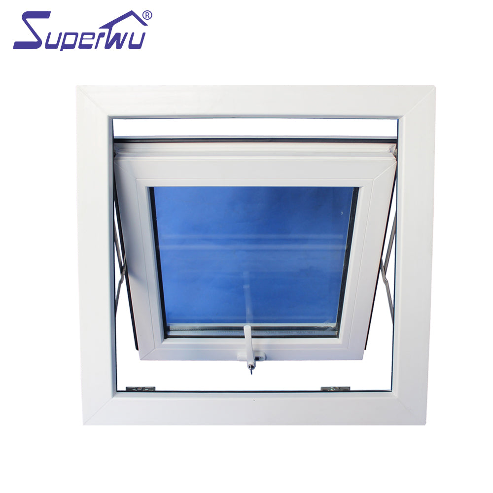 Suerhouse China Factory Top quality bullet-proof tilt and turn PVC windows clear Tempered glass For sale