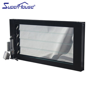 Superhouse Electric glass shutters aluminium louver window with 10 years warranty