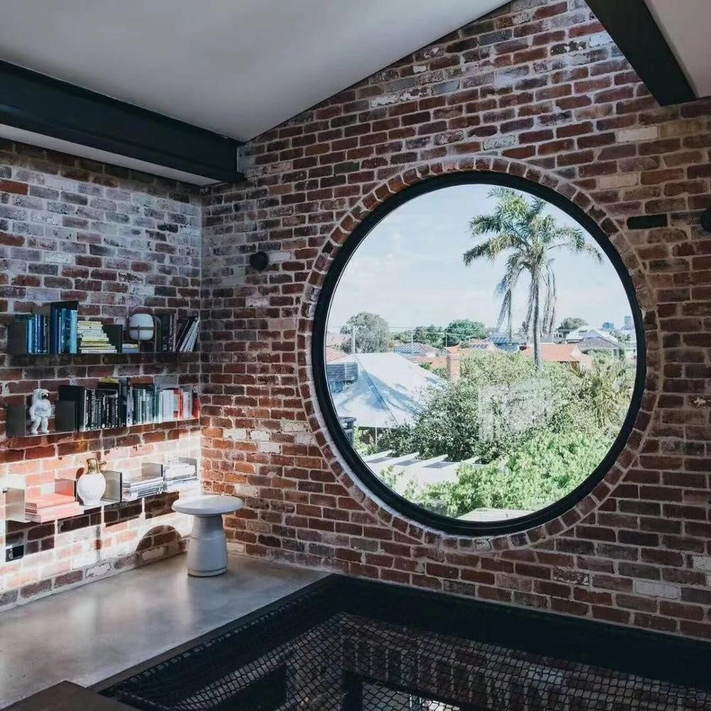 Superwu Impact resistance hurricane proof arch fixed round window