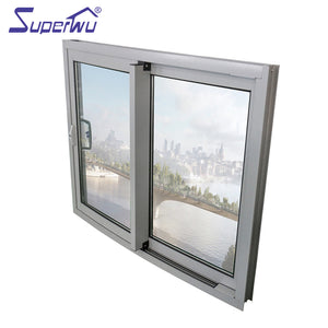 Superwu Aluminium alloy fire rated sliding windows for residential