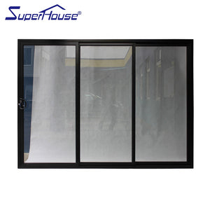 Superhouse Australia standard 38db soundproof double glazed sliding glass door with 10 years earranty