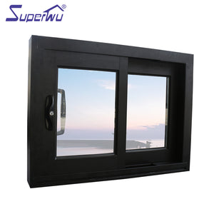 Superwu Solution to Bullet and Hurricane Proof AS1288 standard aluminum glass triple sliding doors screen in USA Australia market