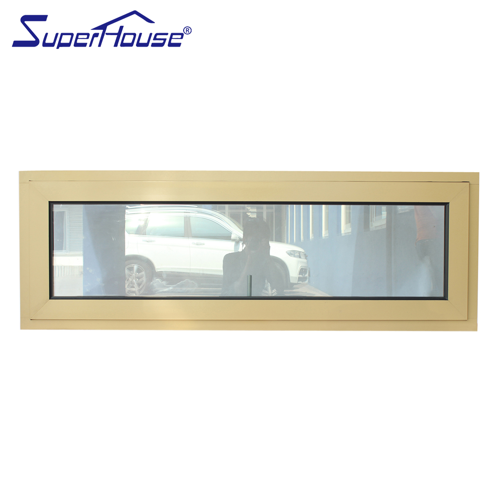 Superhouse Window door with modern design glass awning windows with blinds in