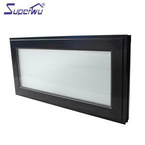 Superwu AS2047 standard thermal break high quality large glass windows for sale