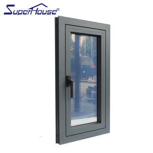Superhouse Beautiful sound proof casement aluminium windows double glass price