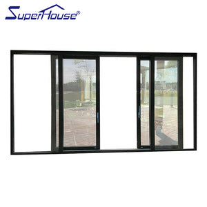 Superhouse EU standard CE certified smart system soundproof laminated glass sliding door