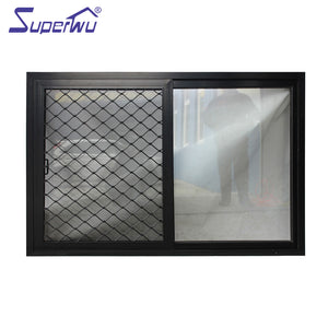 Superwu Australian Standard sliding window United States price iron window grill design