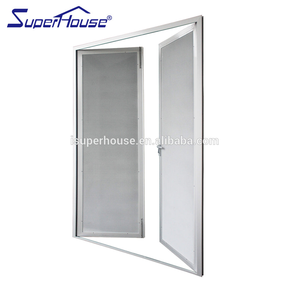 Suerhouse Australia standard AS2047,AS/NZ1288 certificate exterior security screen door|stainless steel anti theft door