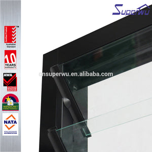 Superhouse Aluminum frame impact resistant aluminum jalousie window with adjustable glass blades louver window