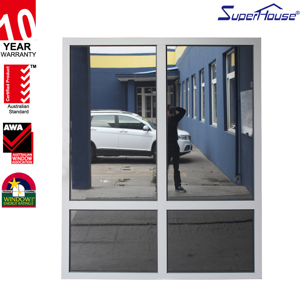 Suerhouse floor to ceiling glass windows aluminium fixed glass windows for hotels made by China manufacturer