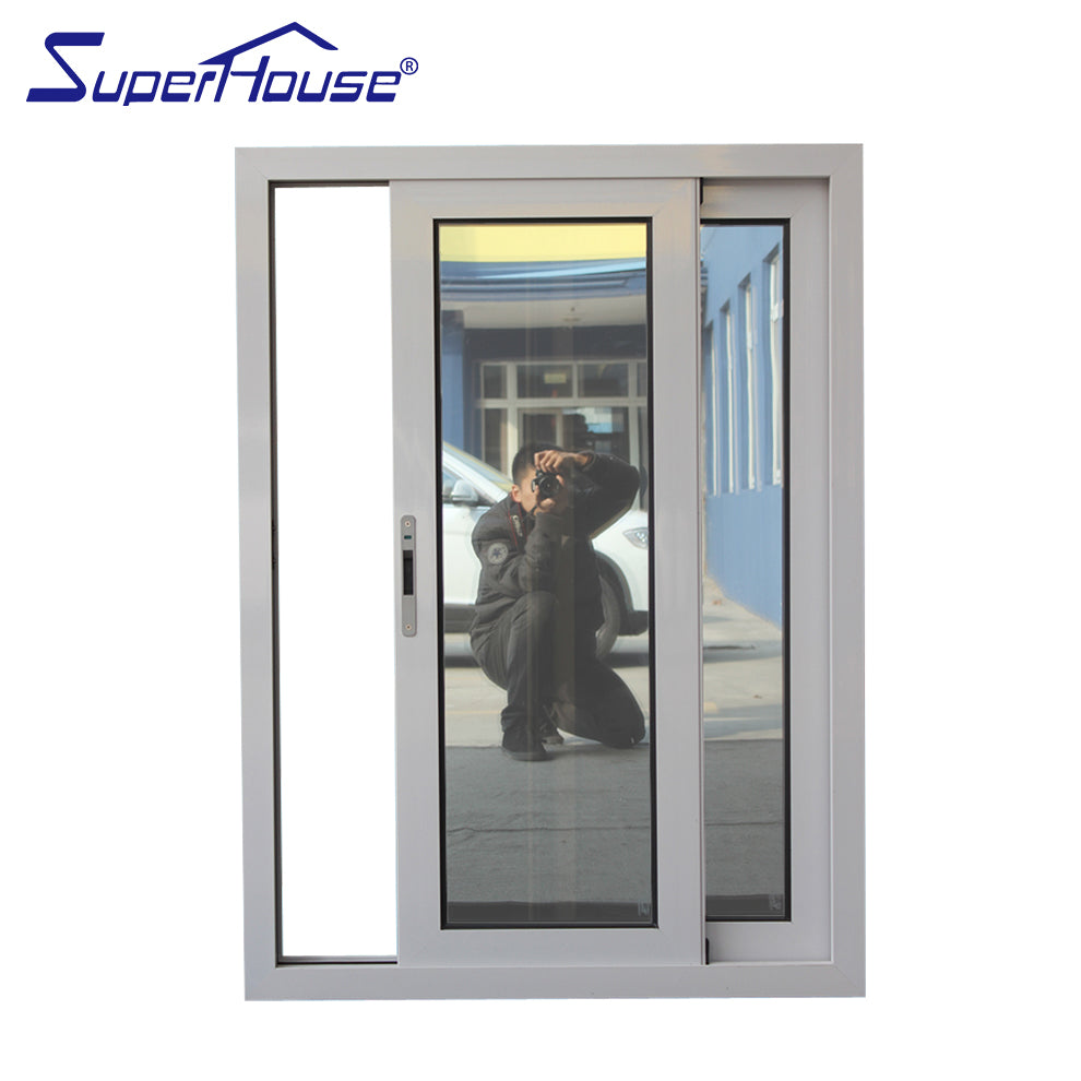 Suerhouse Bulletproof glass vertical interior aluminum sliding window price United States