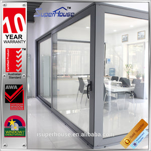 Superhouse Australia AS2047 Standard thermal break double glass aluminum lift sliding door for villa