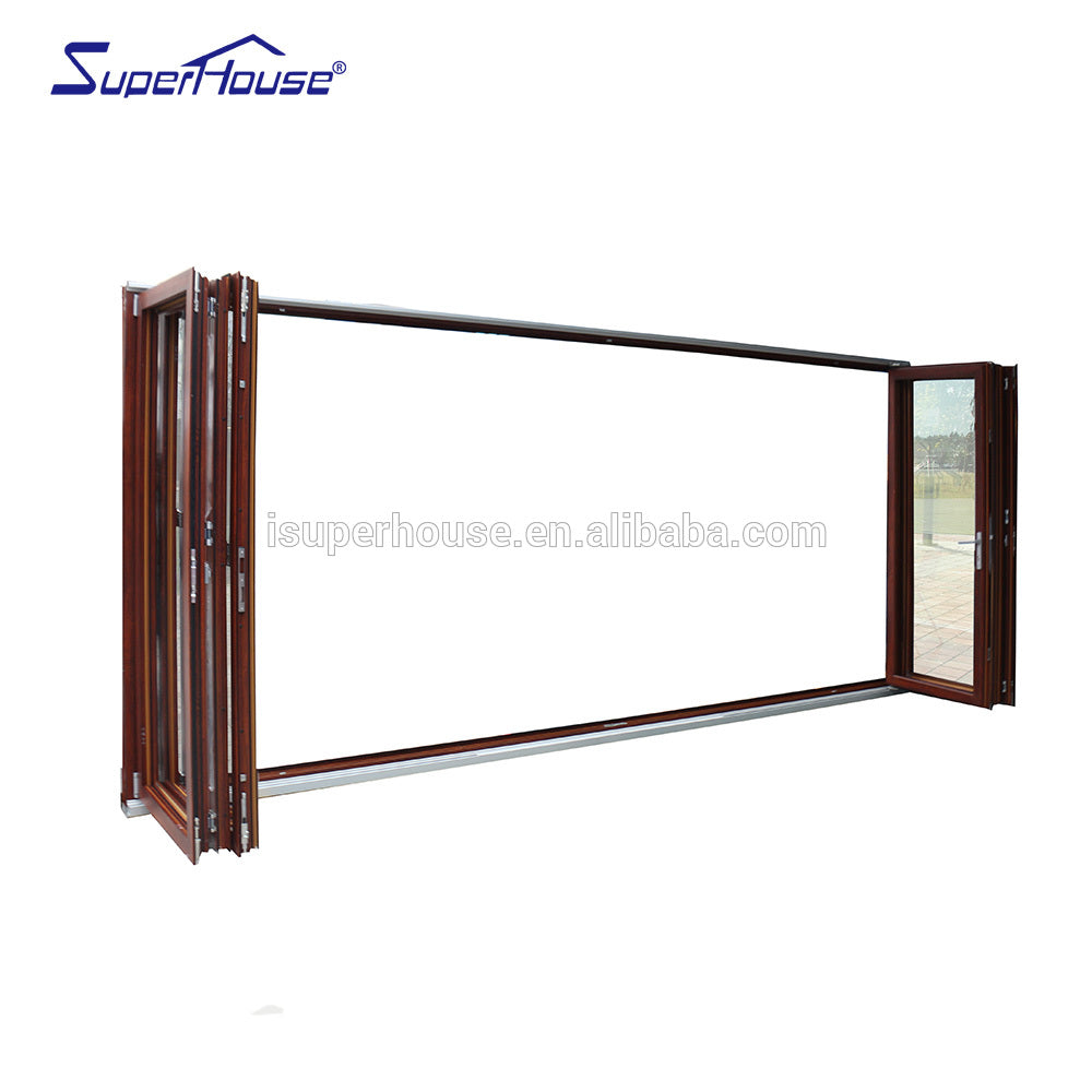 Suerhouse China supplier sound proof and weather proof hinges folding sliding doors