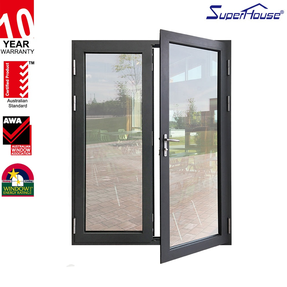 Superhouse Auto swing door modern hinged doors for commercial building