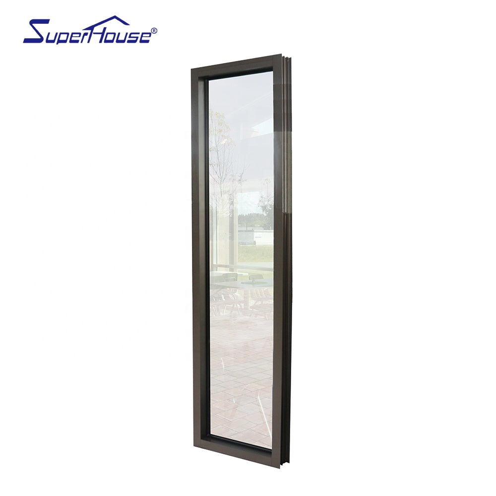 Superhouse High end villa use smart glass fixed window wall curtain wall