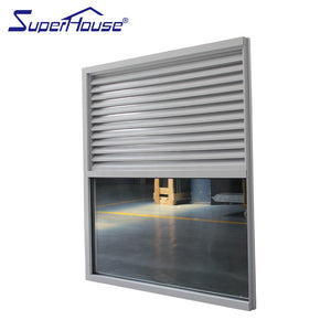 Superhouse top LOUVRE blinds aluminum FIXED WINDOW