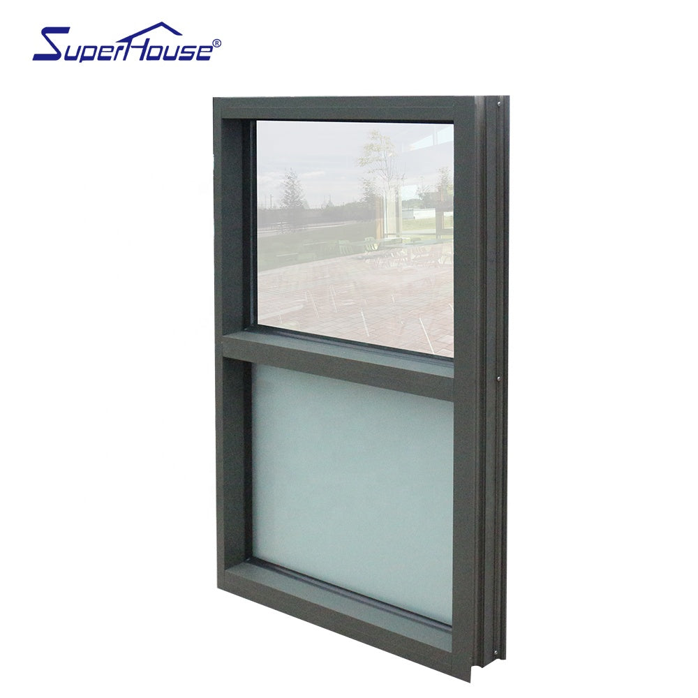 Superhouse Hurricane proof NOA standard Shanghai Factory Price aluminum fixed glass window