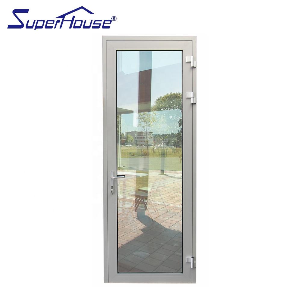 Superhouse Australia standard Acoustic 38DB laminated glass exterior use front aluminum french door