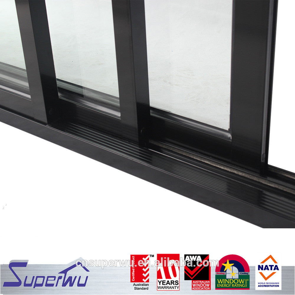 Superwu Australia standard used commercial sliding doors high quality sliding door