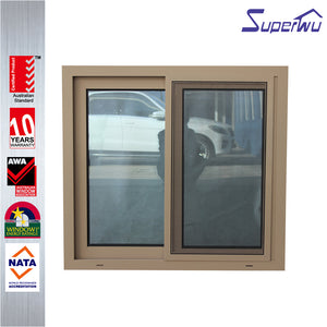 Superhouse Superwu 12mm aluminium frame sliding glass window sliding and swing window myanmar aluminum sliding window