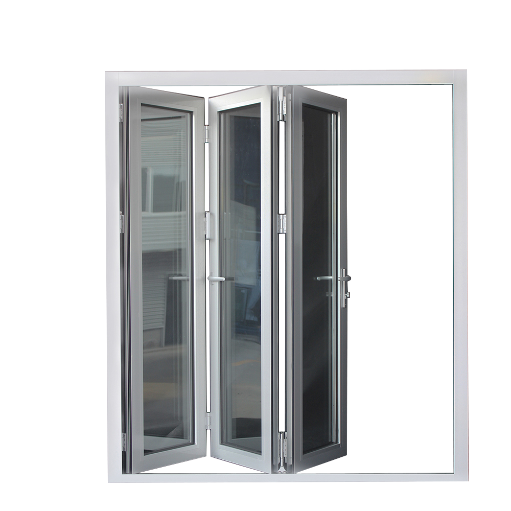 Suerhouse AAMA exterior glass accordion doors European style luxury aluminium large folding glass doors