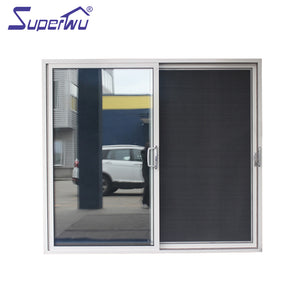 Superhouse Soundproof dust proof aluminum bullet proof stained glass sliding doors guide